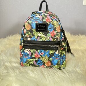 Loungefly Stitch Tropical Mini Backpack